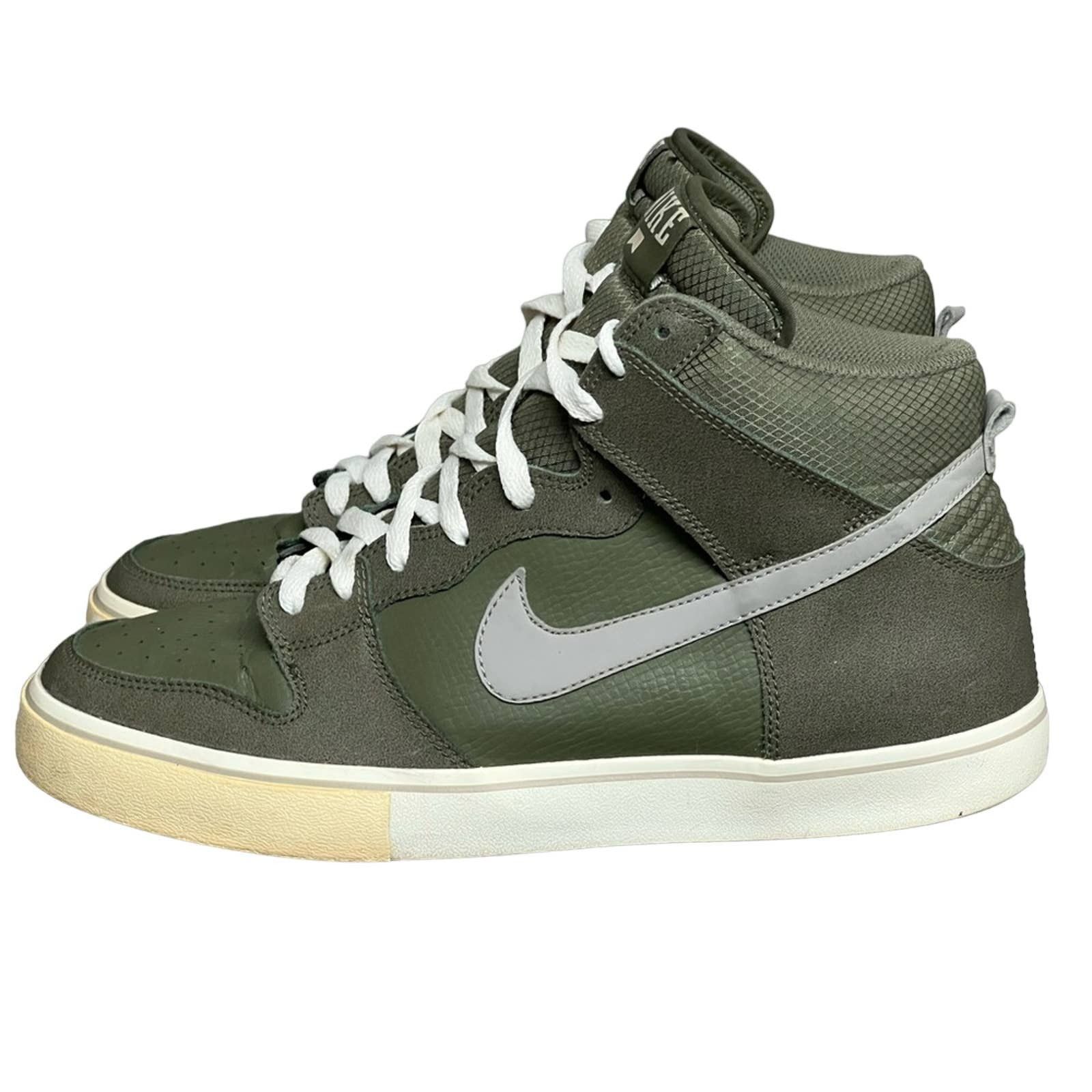 Nike Dunk High LR Medium Olive Cobblestone Size GUC - Main Image