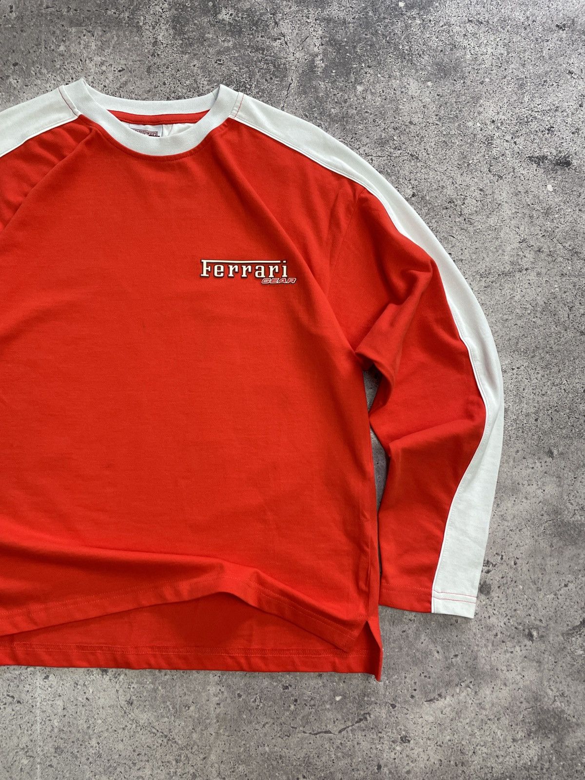 Ferrari Vintage Ferrari Racing Red Rugby Sweatshirt Formula Uno Size US M / EU 48-50 / 2 - 5 Thumbnail