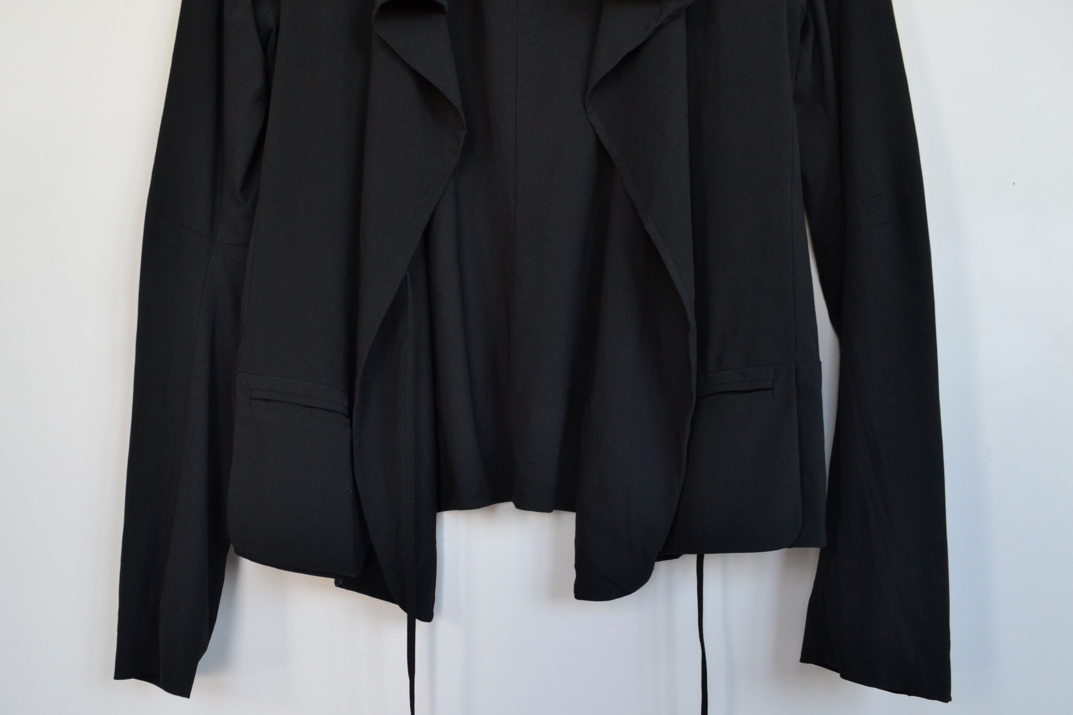 Marithe + Francois Girbaud 🔴 Marithe Francois Girbaud Jacket Cape Blazer Nylon Black Size M / US 6-8 / IT 42-44 - 5 Thumbnail