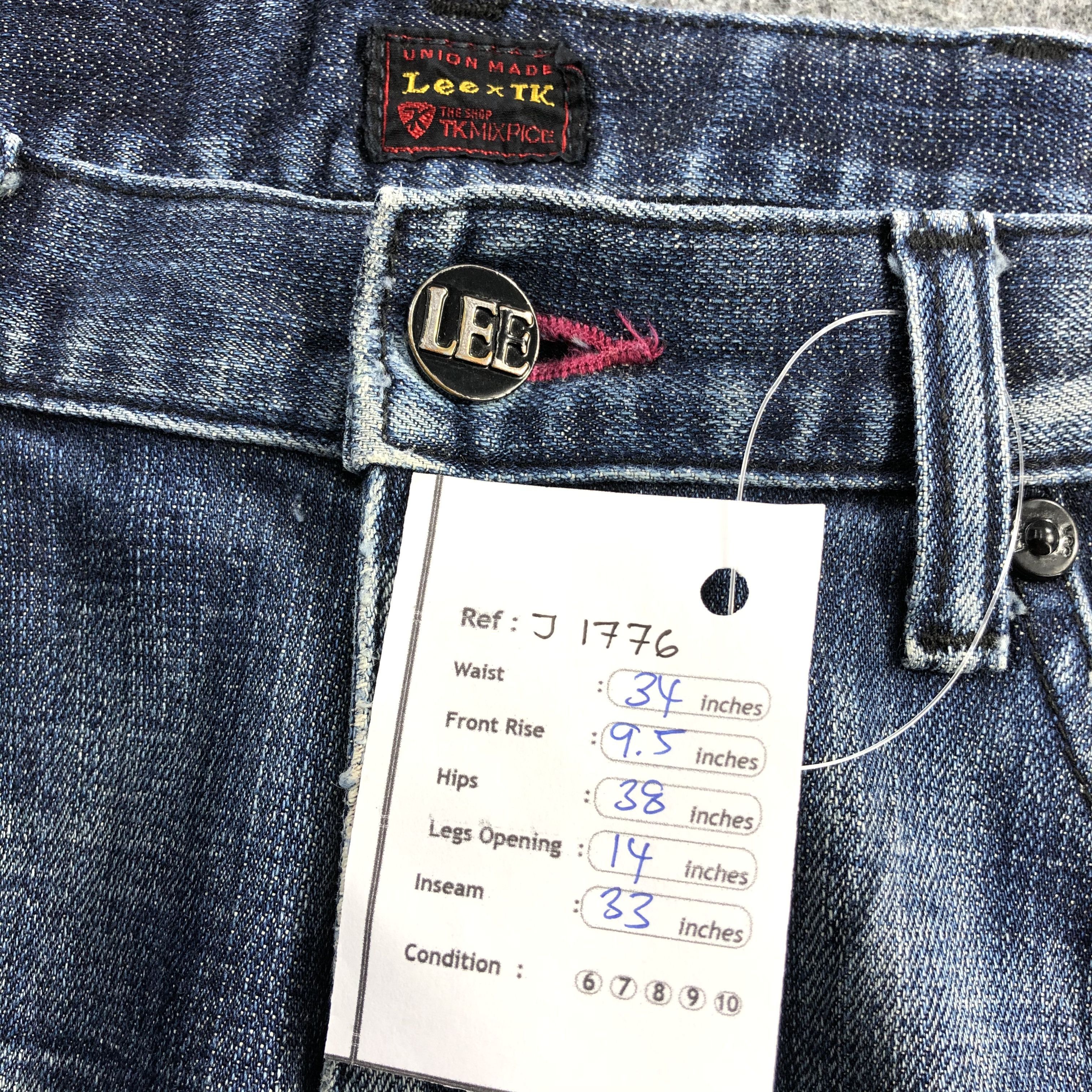 Lee Vintage Blue Wash Lee Jeans-J1776 Size US 34 / EU 50 - 13 Thumbnail