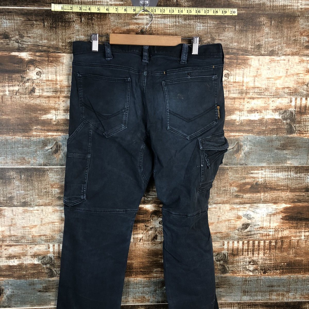 Japanese Brand DLL Gladiotor Dark Blue Cargo Multipocket Pants #C144 Size US 34 / EU 50 - 13 Thumbnail