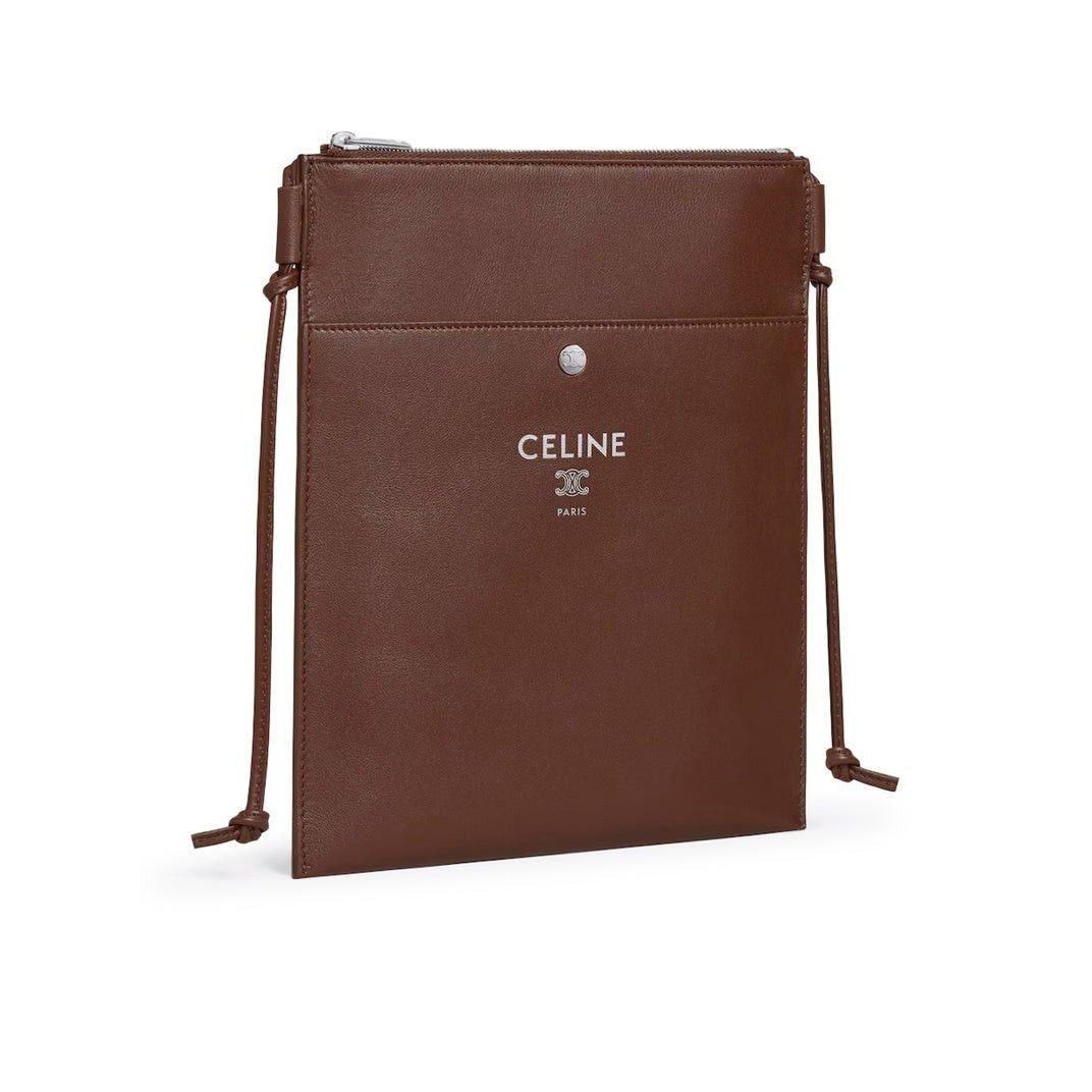 Celine CELINE Sharp $1000 Chocolate Clutch Bag New & Authentic Size ONE SIZE - 2 Thumbnail