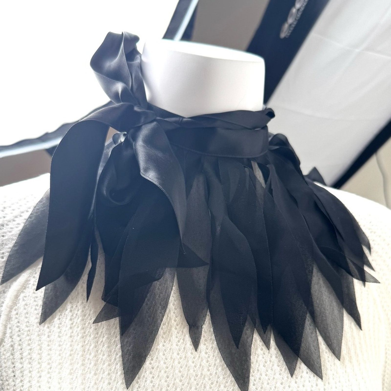 Wolford Wolford UNiQUE ribbon&chiffon tye accessory Size ONE SIZE - 5 Thumbnail