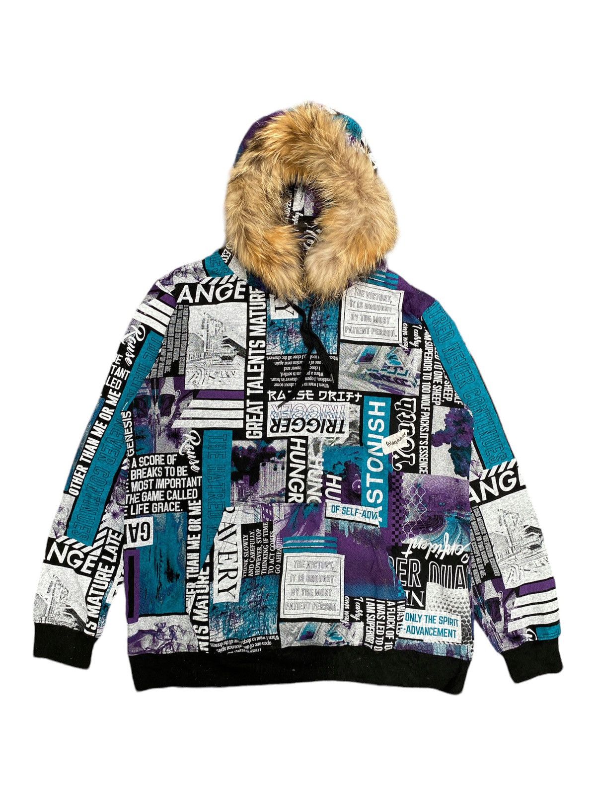 Beaumere Fur Hoodie Aop Seditionaries ifsixwasnine lgb style