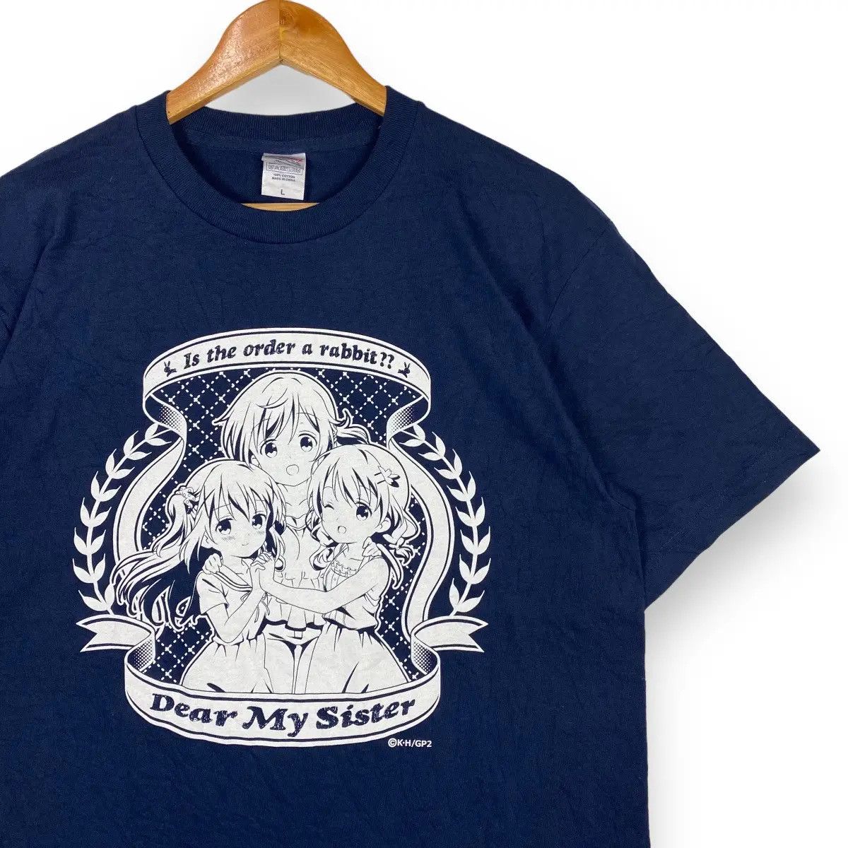 Anime IS THE ORDER A RABBIT DEAR MY SISTER ANIME MANGA TEE Size US L / EU 52-54 / 3 - 2 Thumbnail