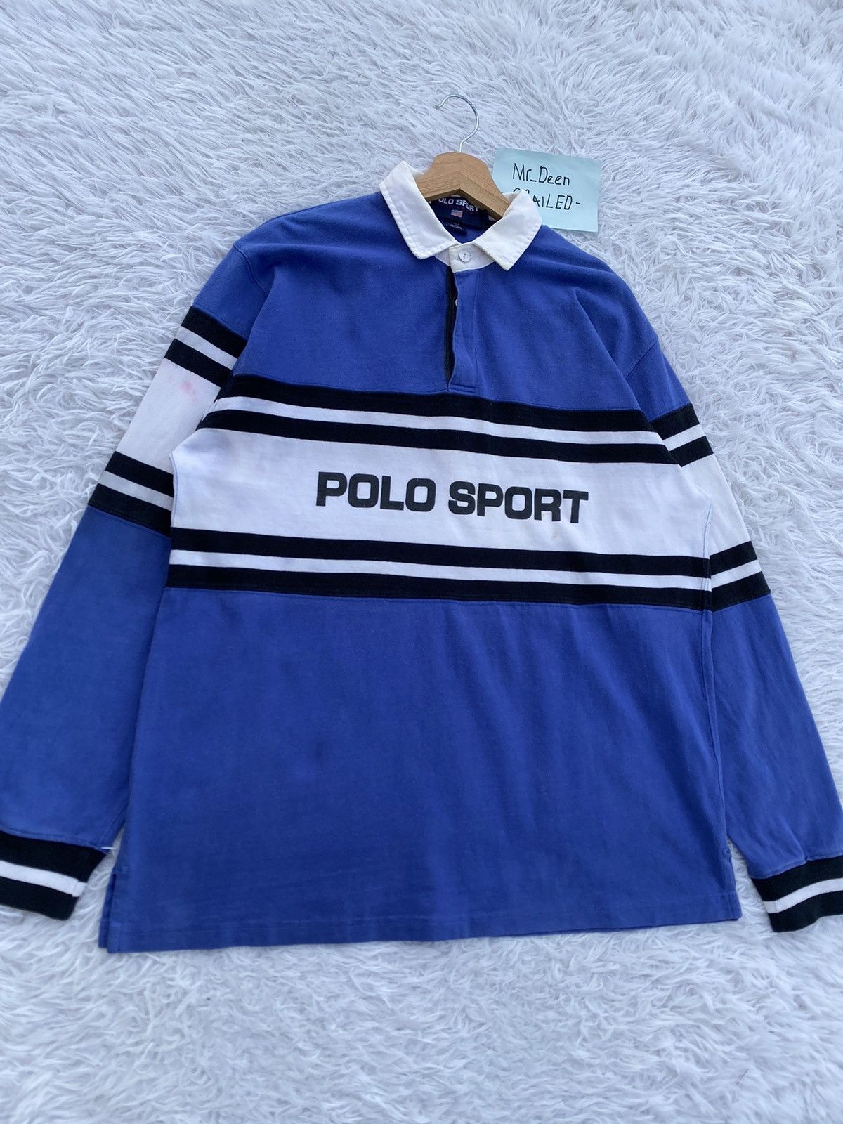 Polo Ralph Lauren Rare Vintage Polo Sport Ralph Lauren Long Sleeve Shirt Size US L / EU 52-54 / 3 - 3 Thumbnail