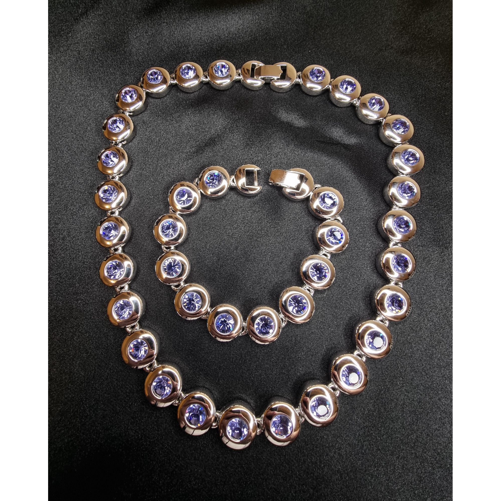 Vintage Vintage Nolan Miller 1999 Glamour Collection Silver-Tone Nec Size ONE SIZE - 3 Thumbnail