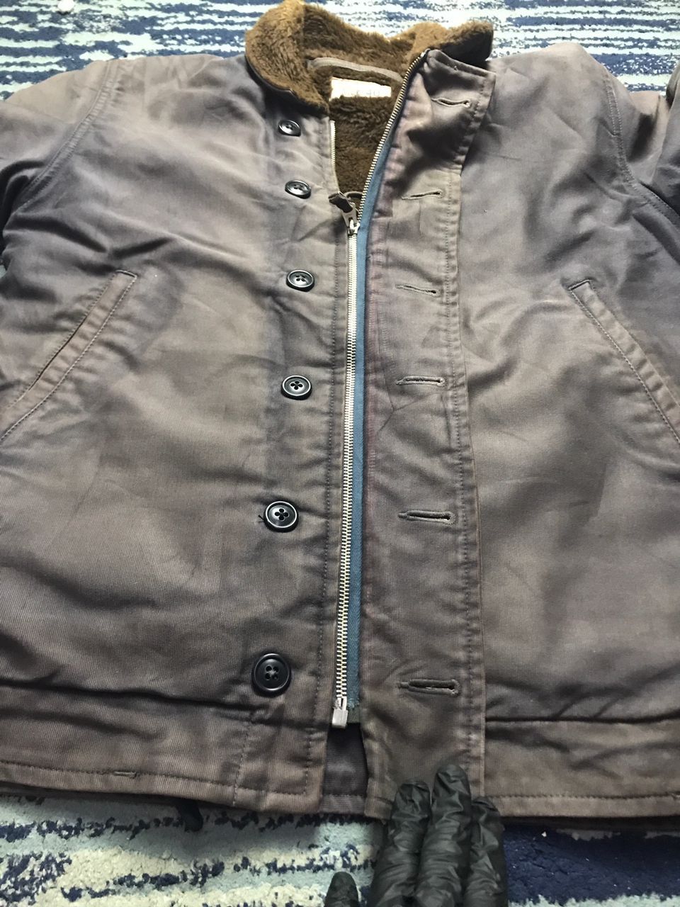 Buzz Rickson's Vintage Buzz Ricksons US Navy N 1 Deck Jacket Size US M / EU 48-50 / 2 - 8 Thumbnail