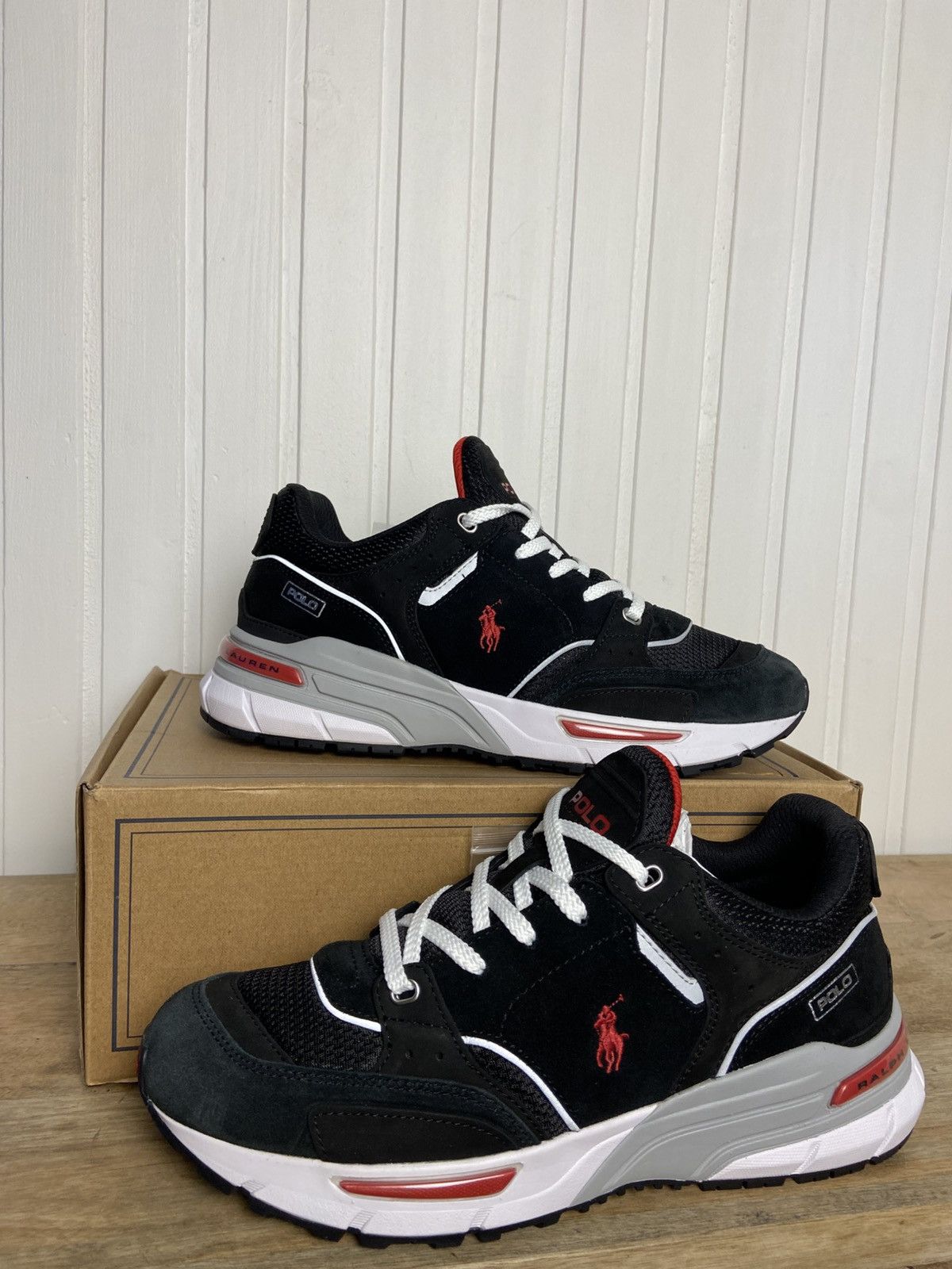 Polo Ralph Lauren New Polo Ralph Lauren Black Authentic Size 9US Size US 9 / EU 42 - 14 Thumbnail