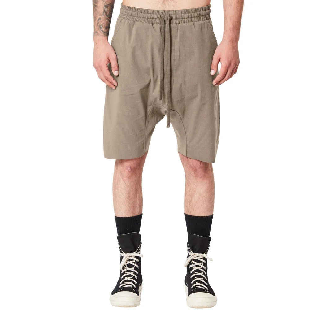 Thom Krom THOM KROM Beige Shorts Drop Crotch Black S Size US 30 / EU 46 - 2 Thumbnail