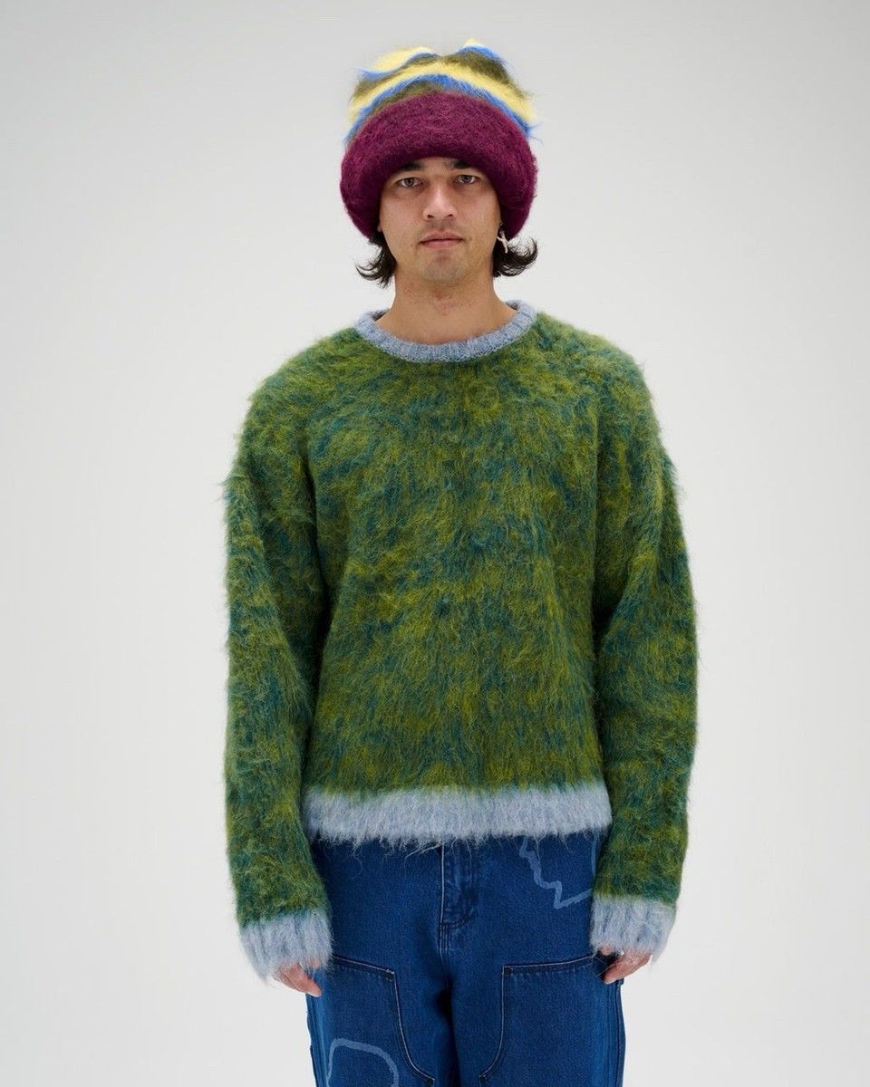 Brain Dead BRAIN DEAD Marled Alpaca sweater Multicolor Fuzzy Sz XL Rare Size US XL / EU 56 / 4 - 10 Thumbnail
