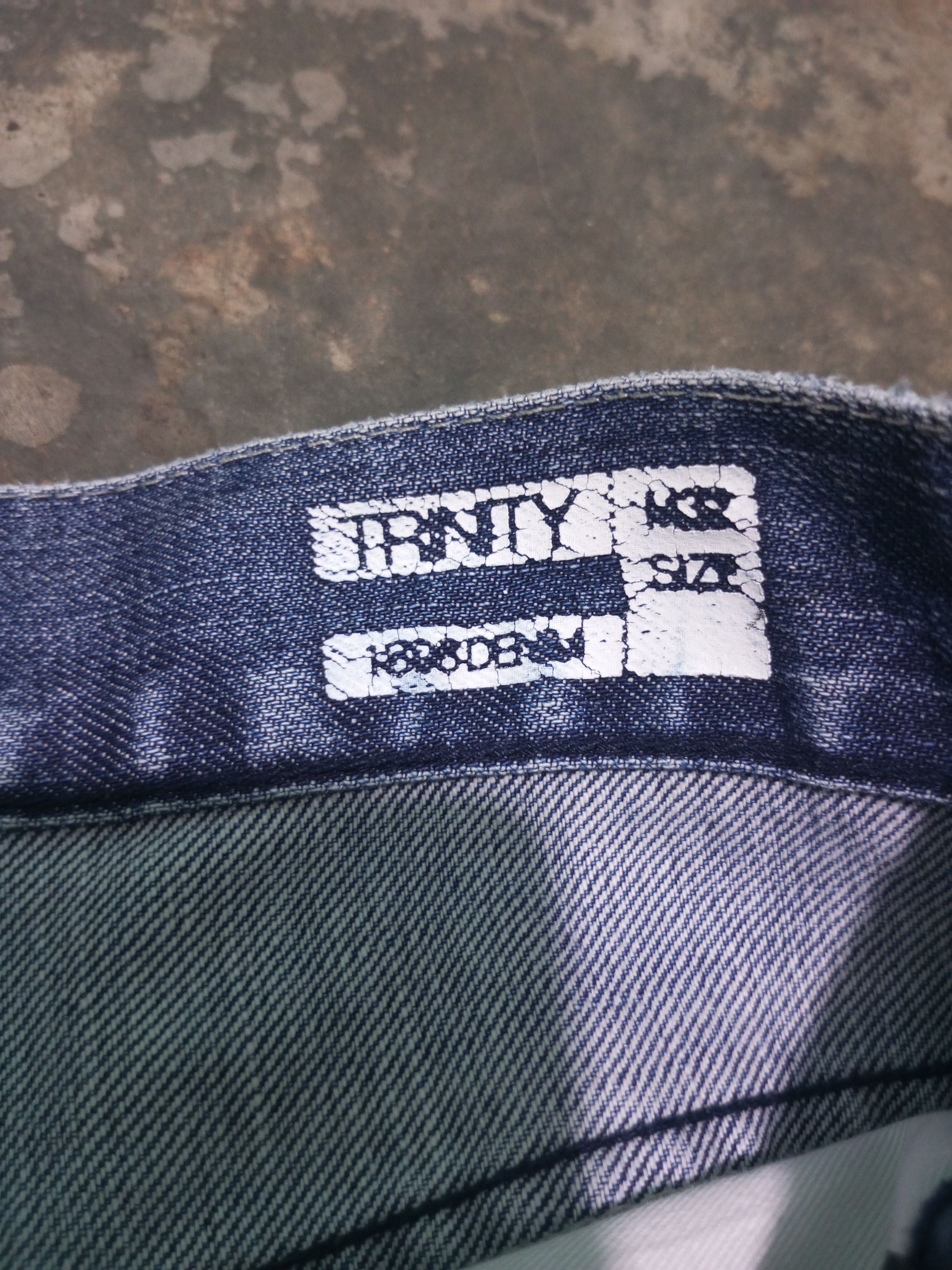 20471120 Vintage Trinity button zip distressed denim Size US 32 / EU 48 - 13 Thumbnail
