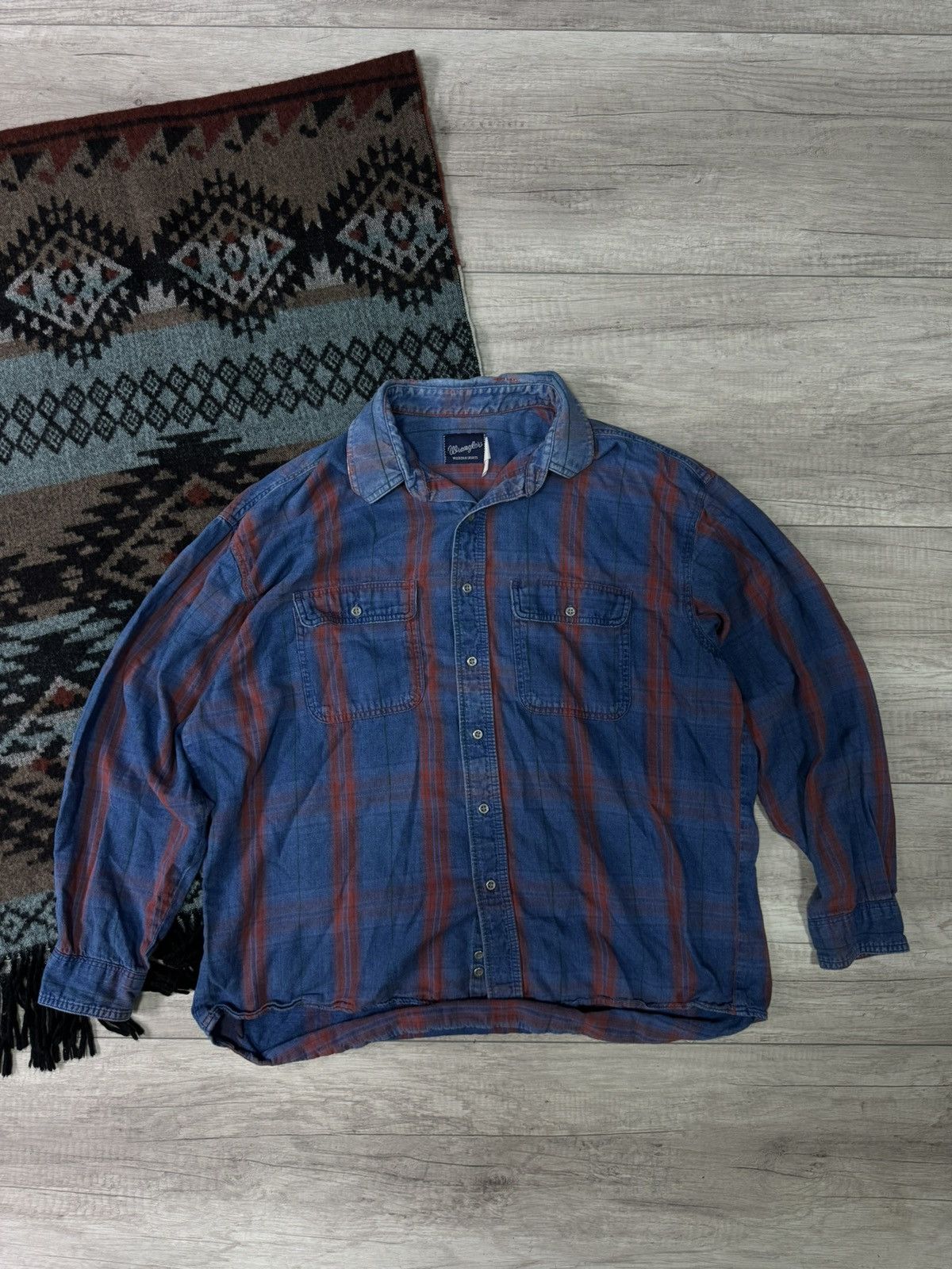 Wrangler Vintage Wrangler Western Shirt Size US M / EU 48-50 / 2 - 1 Thumbnail