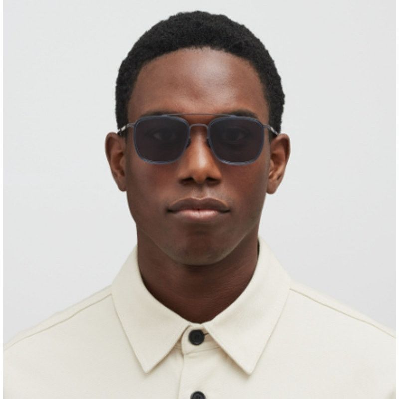 Mykita Mykita Unisex Blackberry/Deep Ocean Jeppe Sunglasses Size ONE SIZE - 8 Thumbnail