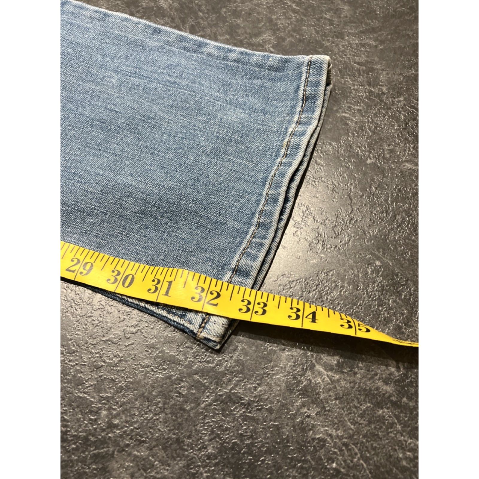 Lee Lee Women's 20W Blue Straight Denim Jeans Regular Fit Mid Rise Size 42" / US 20 - 7 Thumbnail