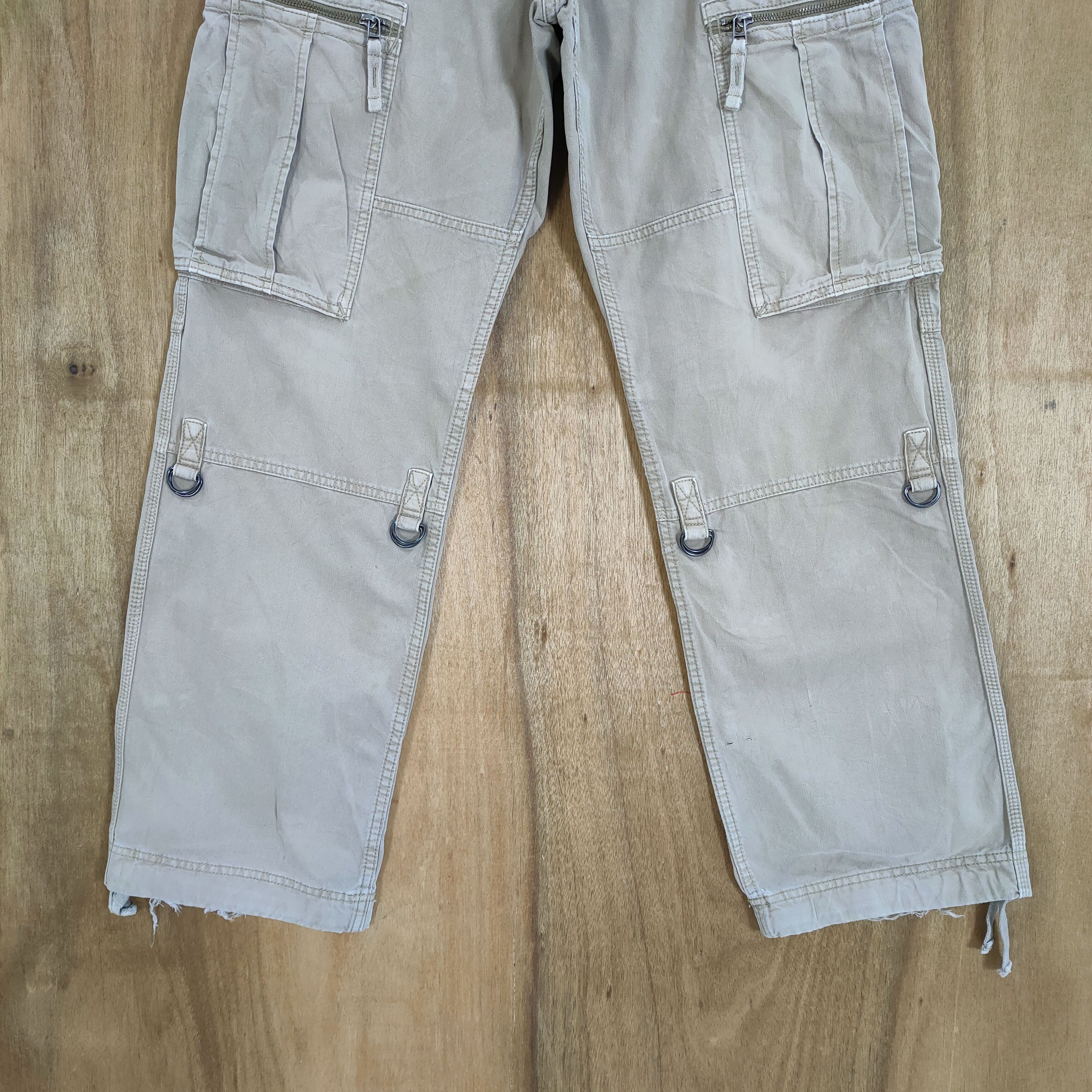 Japanese Brand W32 VINTAGE JAPANESE RIPPEP CARGO PANTS Size US 32 / EU 48 - 3 Thumbnail