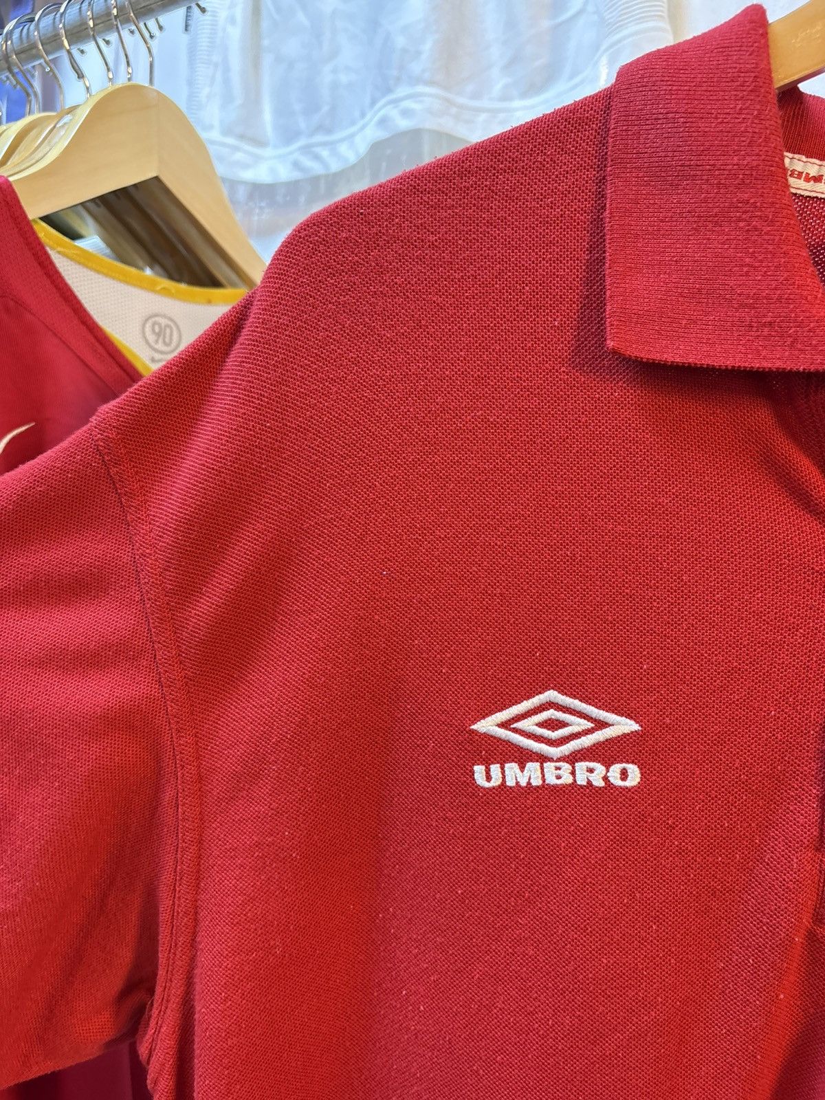 Umbro Vintage 90s Manchester United Polo Shirt Size US XL / EU 56 / 4 - 8 Thumbnail