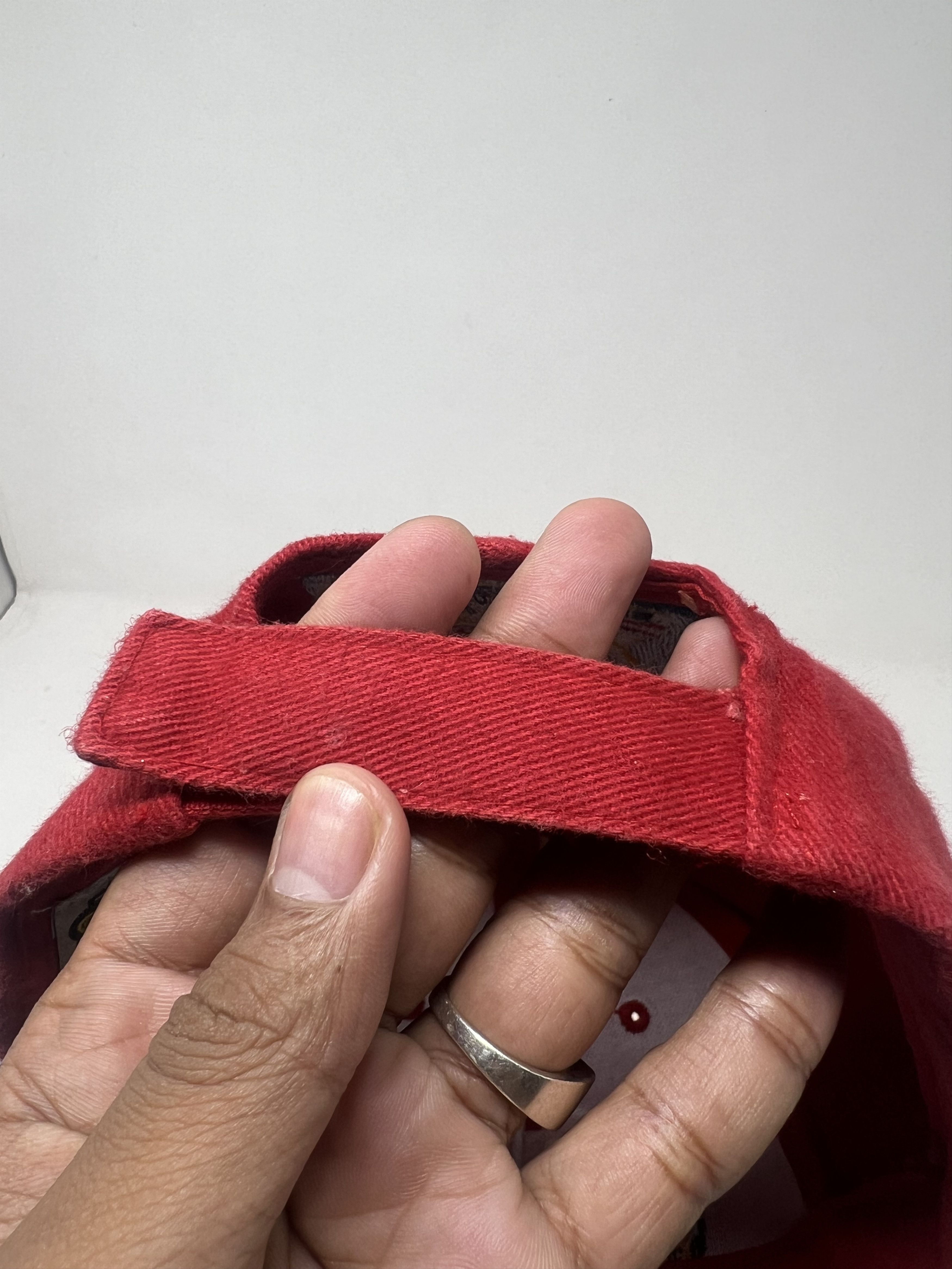 Vintage Shell F1 Vintage Red Strapback Hat Size ONE SIZE - 10 Thumbnail
