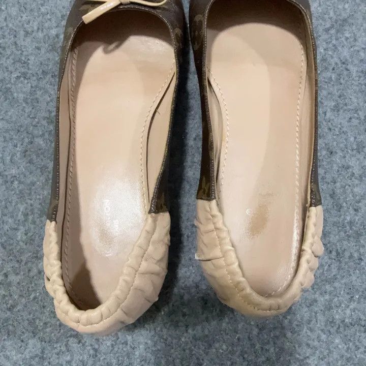 Louis Vuitton Louis Vuitton Leather Logo Slip-On Casual Shoes -2508 Size US 6 / IT 36 - 8 Thumbnail