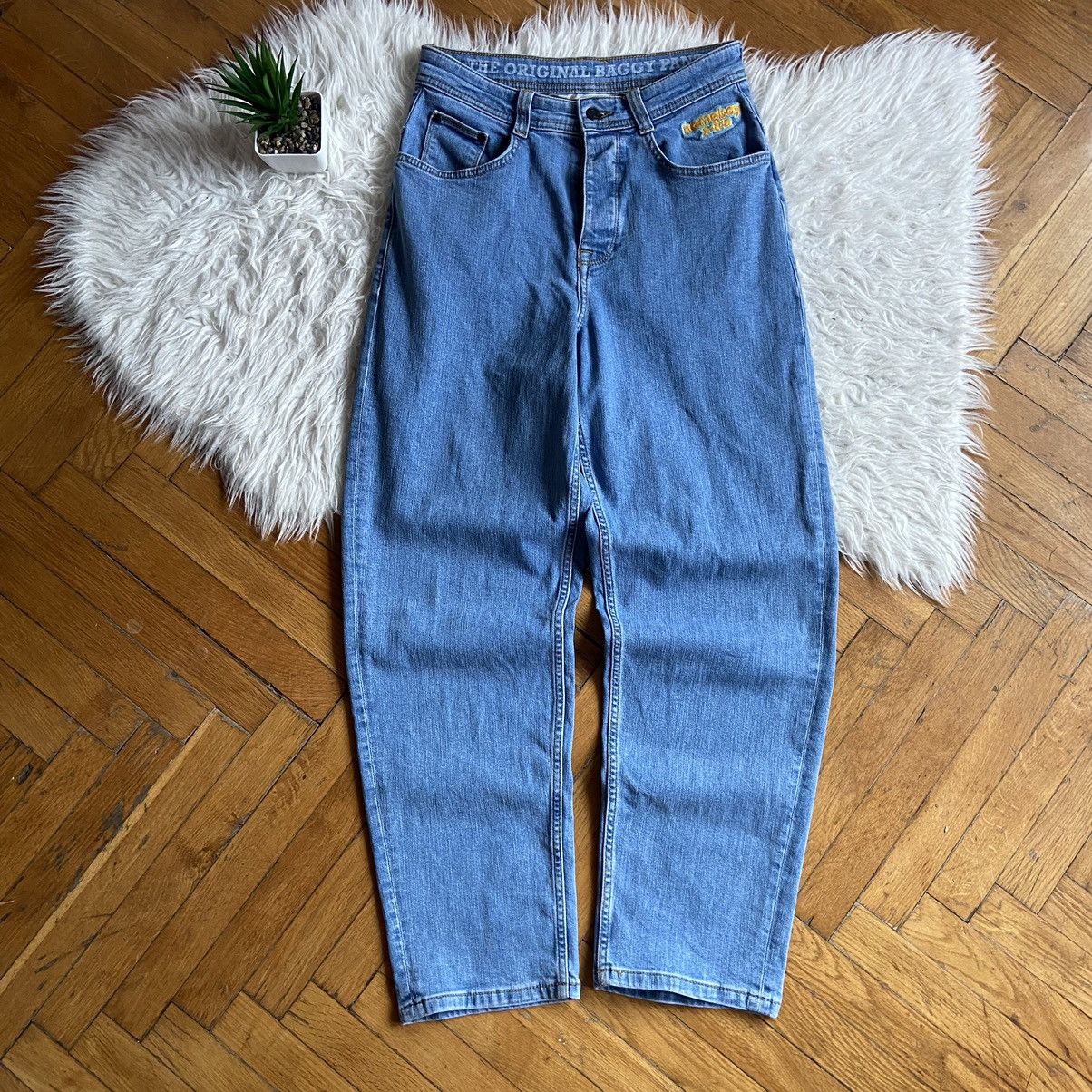 Japanese Brand × Vintage 📌 HomeBoy Loud Couture X-tra Baggy Denim Y2K Jeans Size US 28 / EU 44 - 7 Thumbnail