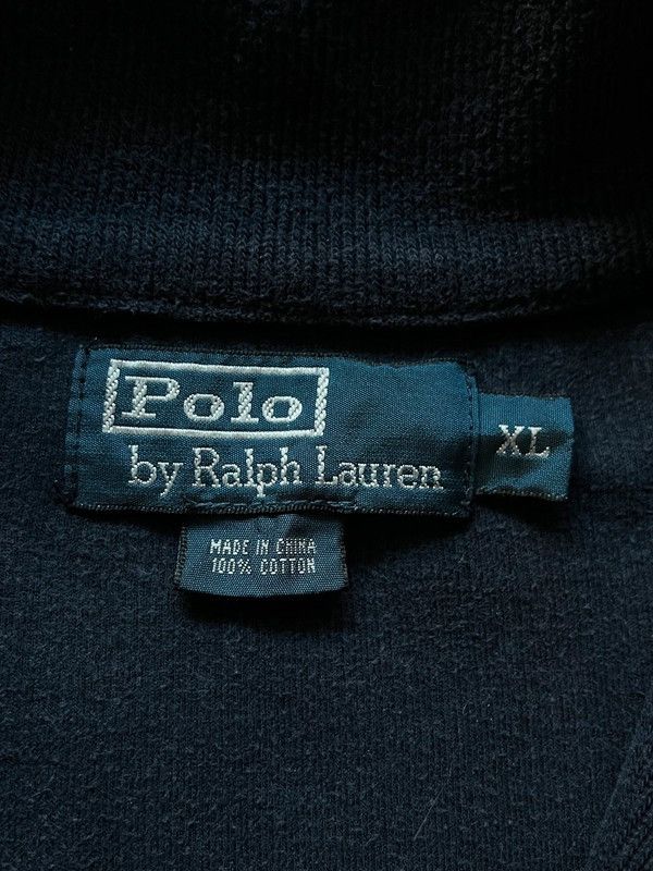Polo Ralph Lauren Polo Ralph Lauren Sz XL 1/4 Zip Neck Sweatshirt Navy Size US XL / EU 56 / 4 - 6 Thumbnail