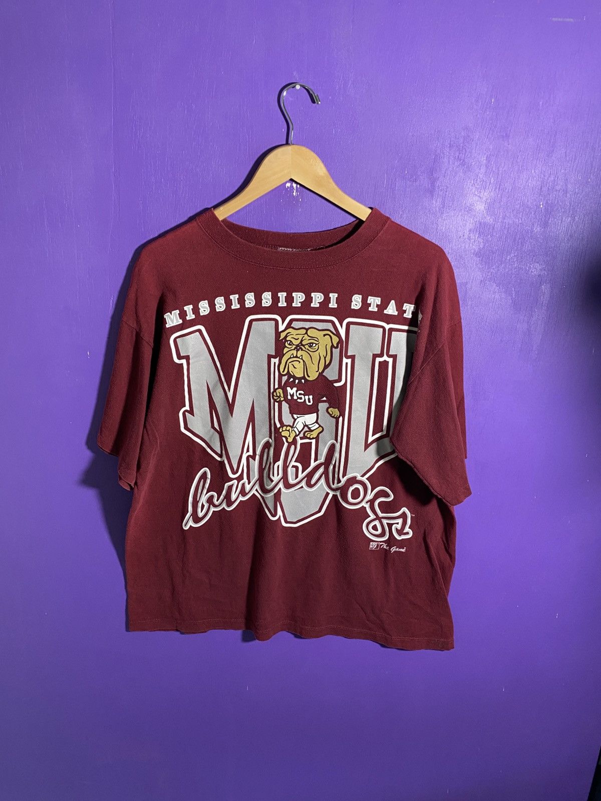 Vintage Vintage 90s The game Mississippi state bulldogs tee Size US L / EU 52-54 / 3 - 1 Thumbnail