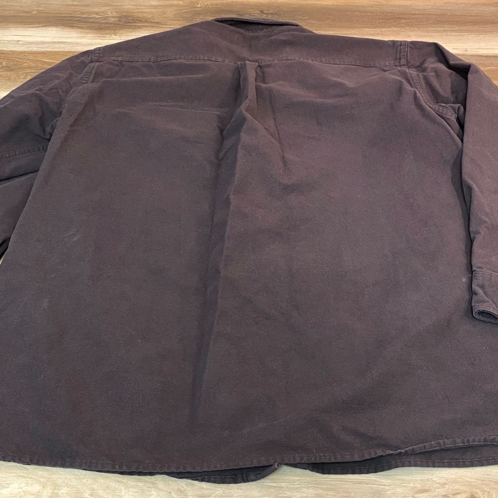 Vintage LL Bean Button-Up Shirt Mens 2XL Brown Long Sleeve Heavyweight Flannel Pockets Workwear Casual Outdoor Size US XXL / EU 58 / 5 - 6 Thumbnail