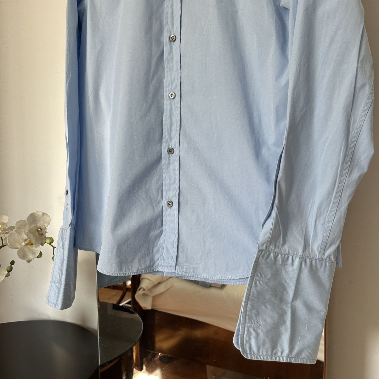 Gucci × Tom Ford Vintage Gucci dress shirt by Tom Ford Size 46R - 6 Thumbnail