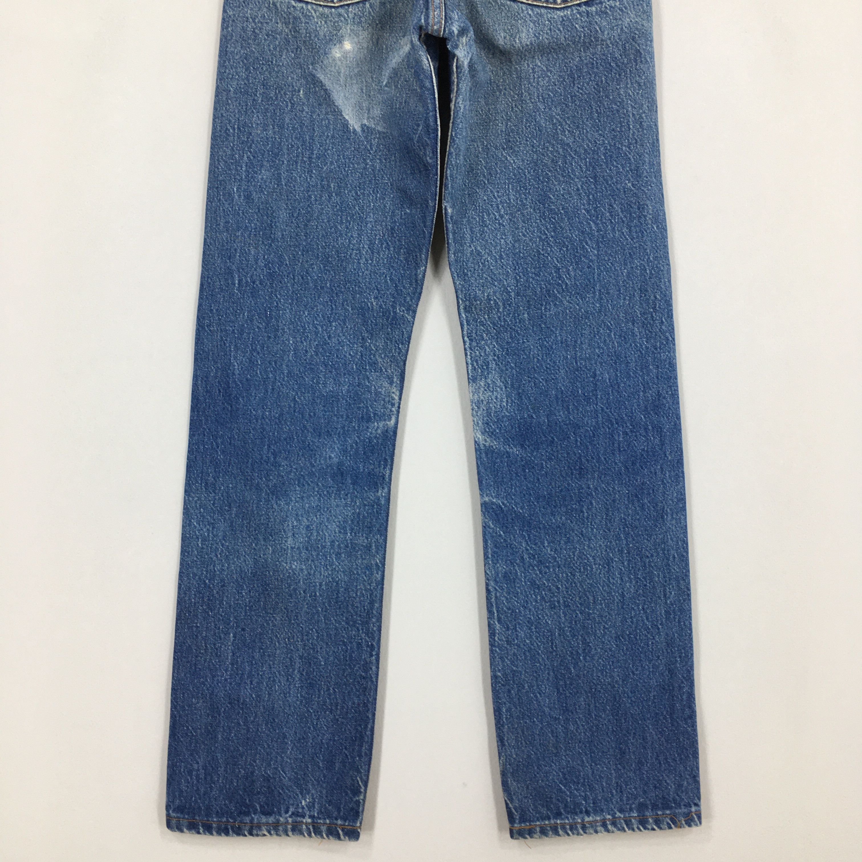 Levi's Size 26x30 Vintage 90s Levi's 501 Faded Blue Jeans S874 Size 26" / US 2 / IT 38 - 10 Thumbnail