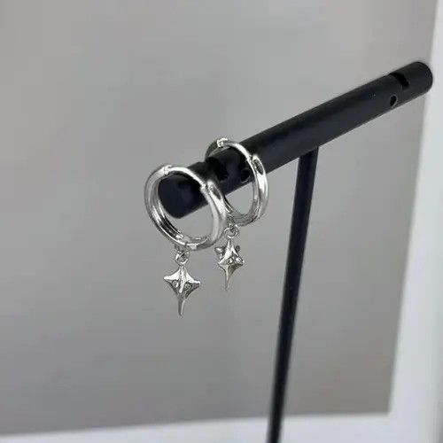 Other Star Dangle Drop Earrings for Men Women Size ONE SIZE - 3 Thumbnail