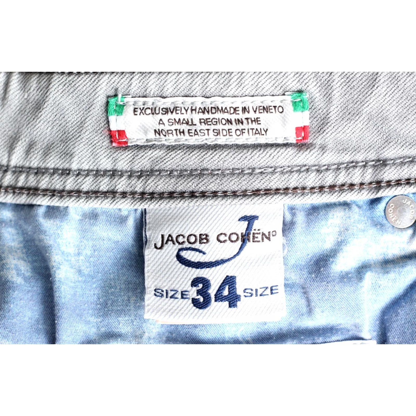 Jacob Cohen JACOB COHEN PW622 COMF Stretch Jeans Men Size 34 Inseam 27" DZ8386 Jeans Men 34 Grey 5-Pocket Designer Slim Straight Vintage No Size US 34 / EU 50 - 7 Thumbnail