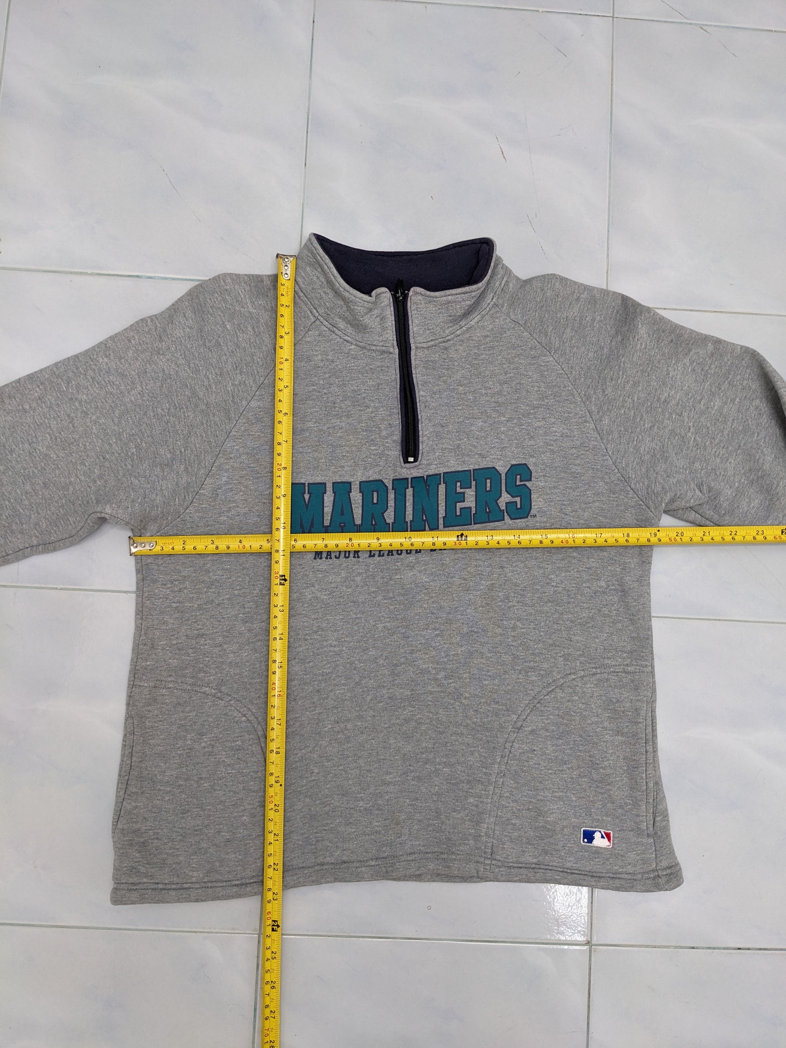MLB Vintage Seattle Mariners MLB Quarter-Zip Pullover Sweatshirt Size US S / EU 44-46 / 1 - 7 Thumbnail