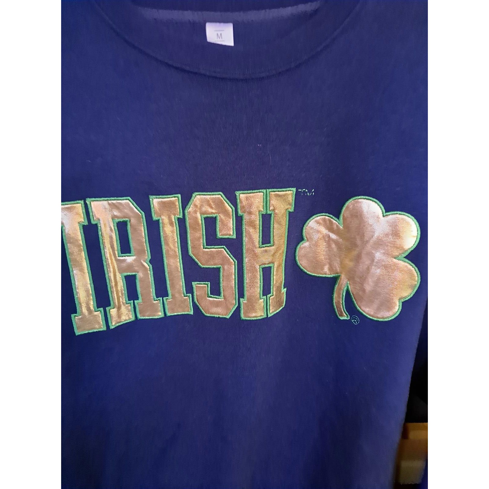 Other ZooZatz Irish with Shamrock Blue Sweatshirt Size Medium Size US M / EU 48-50 / 2 - 2 Thumbnail
