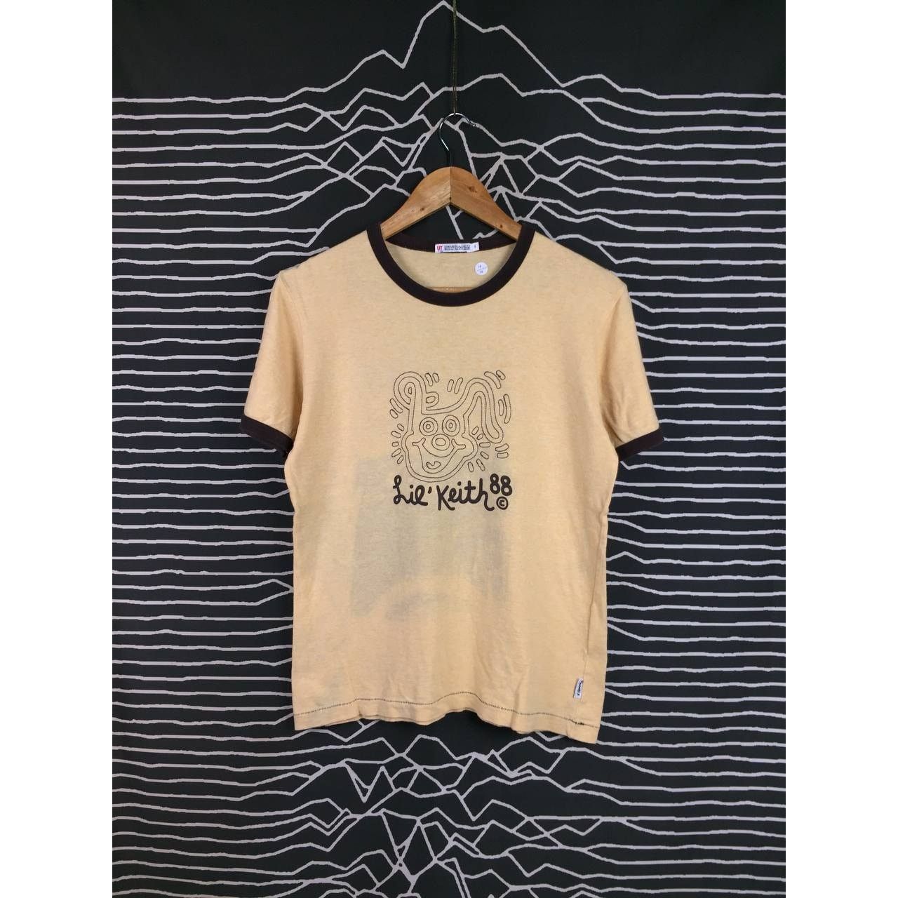 Japanese Brand × Keith Haring × Uniqlo Keith Haring Lil' Keith 88 Uniqlo Ringer Tee Size S Size US S / EU 44-46 / 1 - 2 Thumbnail