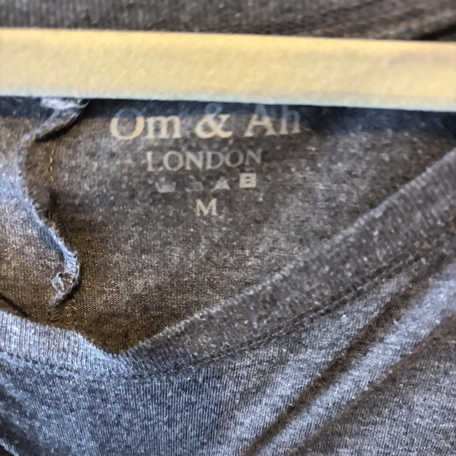 Other OM & AH London Gray Women's Jersey Top with Quote Size M / US 6-8 / IT 42-44 - 4 Thumbnail