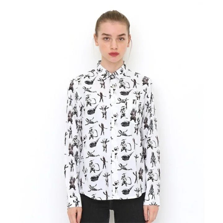 Japanese Brand Graniph X Monster Pattern of Ultraman L/S Button-up Shirt Size US S / EU 44-46 / 1 - 13 Thumbnail