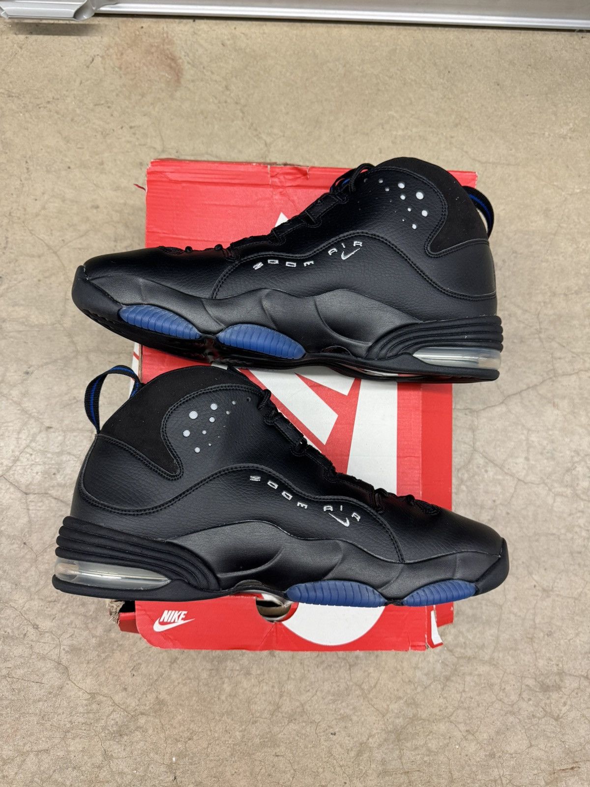 Nike Air Penny Black Royal Blue Size 13