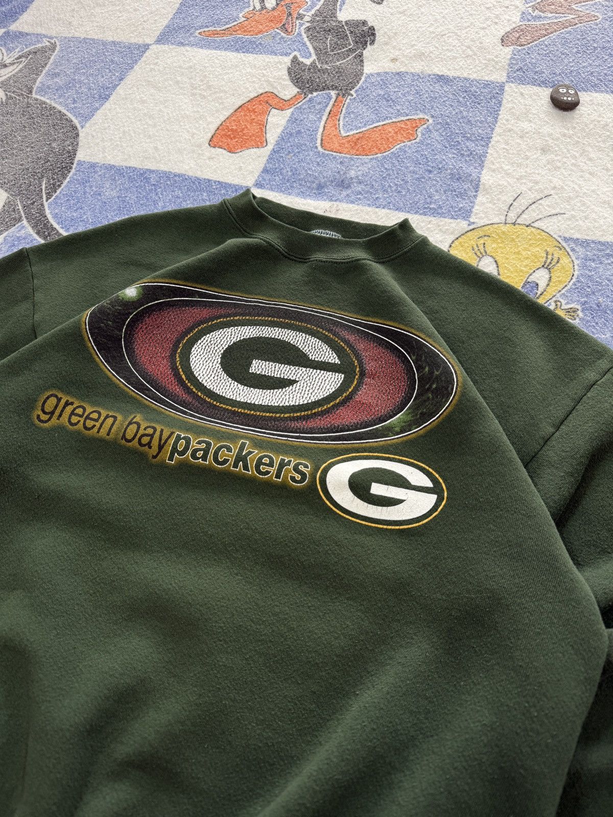 Logo 7 Vintage Green Bay packers crewneck sweatshirt Size US L / EU 52-54 / 3 - 2 Thumbnail