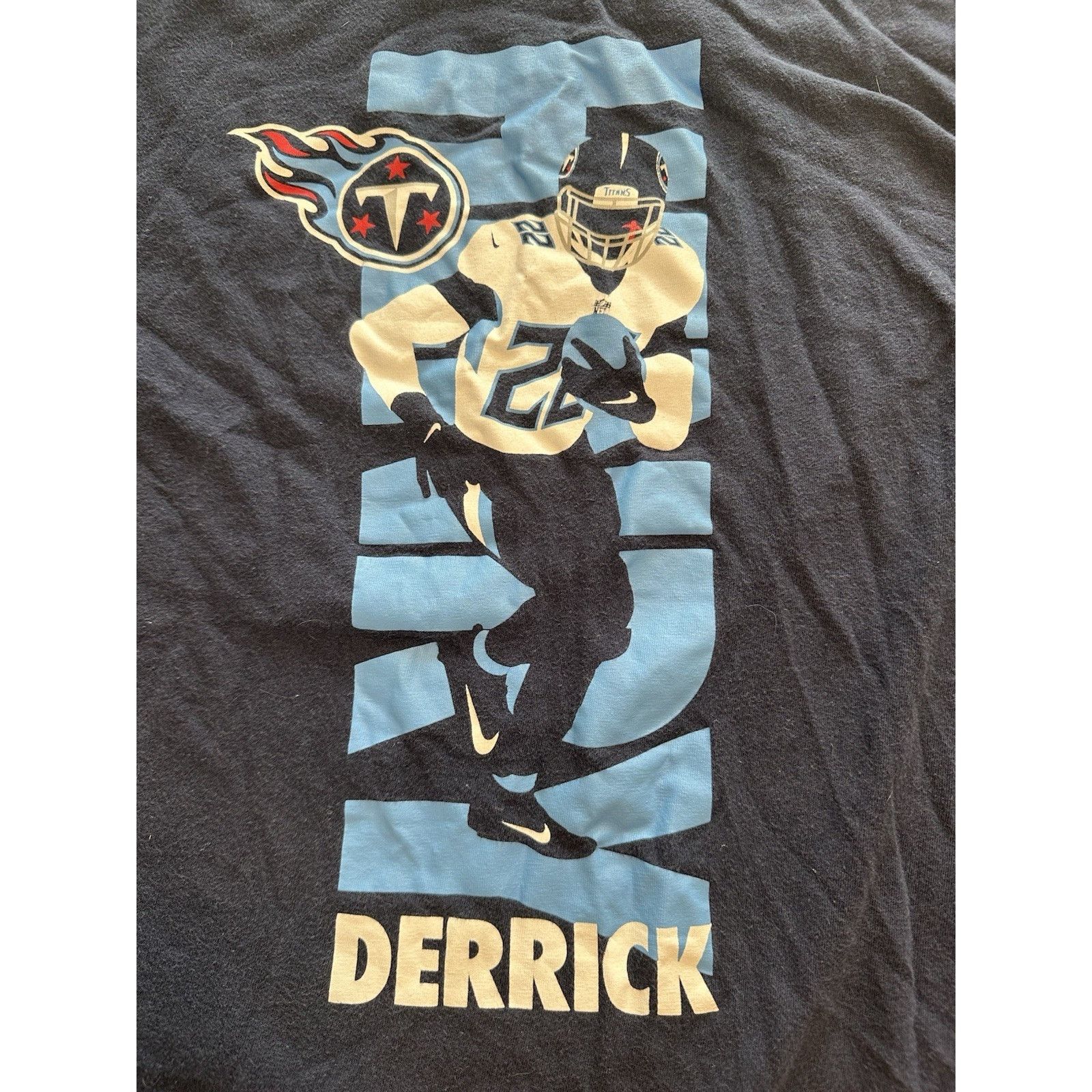 Nike Nike Tennessee Titans Derrick Henry Tee Blue XL Football NFL Size US XL / EU 56 / 4 - 2 Thumbnail