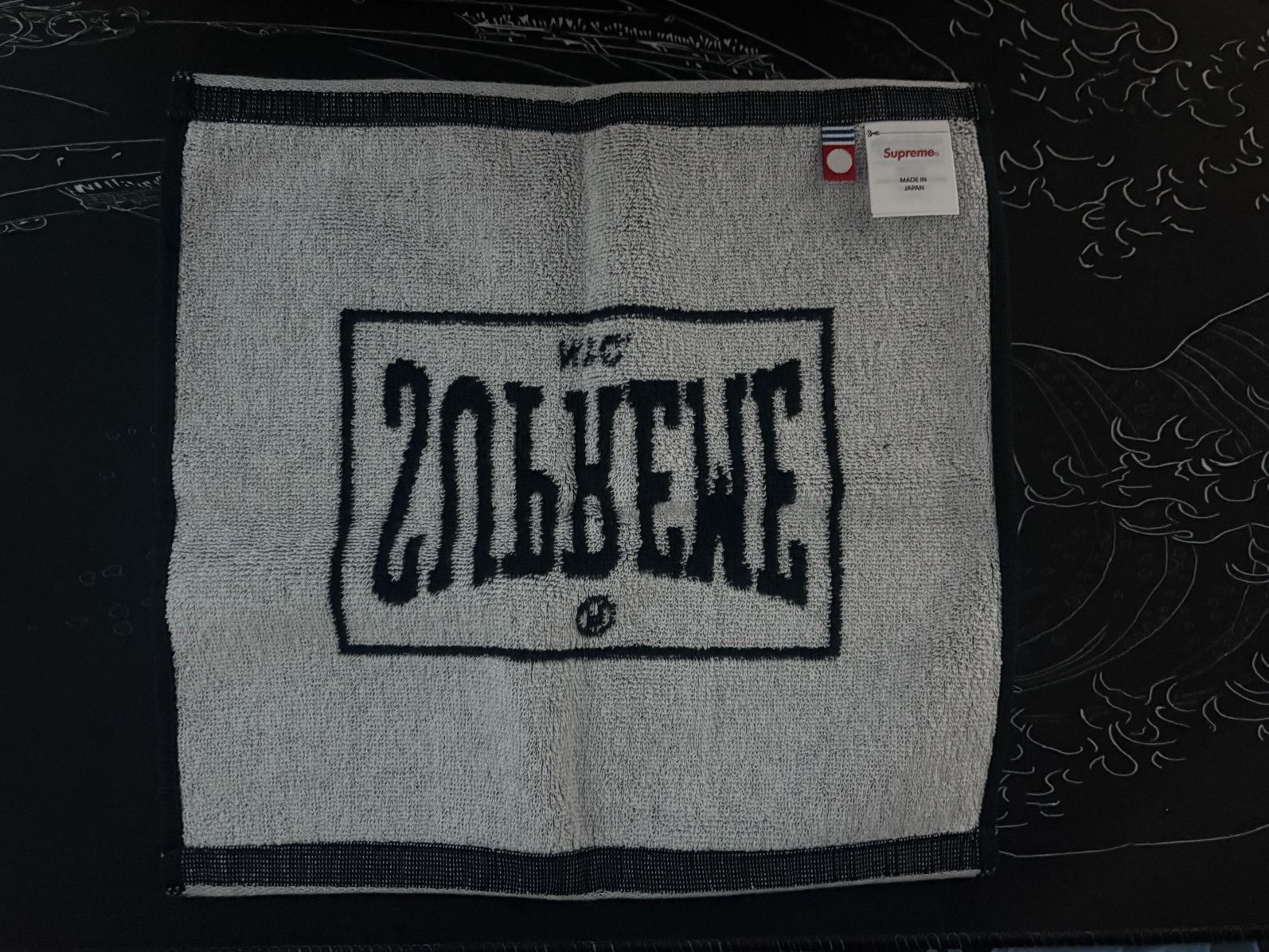 Supreme Supreme Square Mini Towel (Black) Size ONE SIZE - 2 Thumbnail