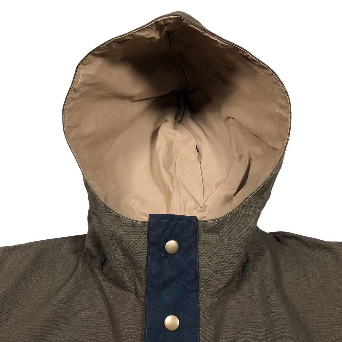 Japanese Brand × Vintage Sun Faded Unknown Smock Cotton Canvas With Leather Pocket Size US S / EU 44-46 / 1 - 12 Thumbnail
