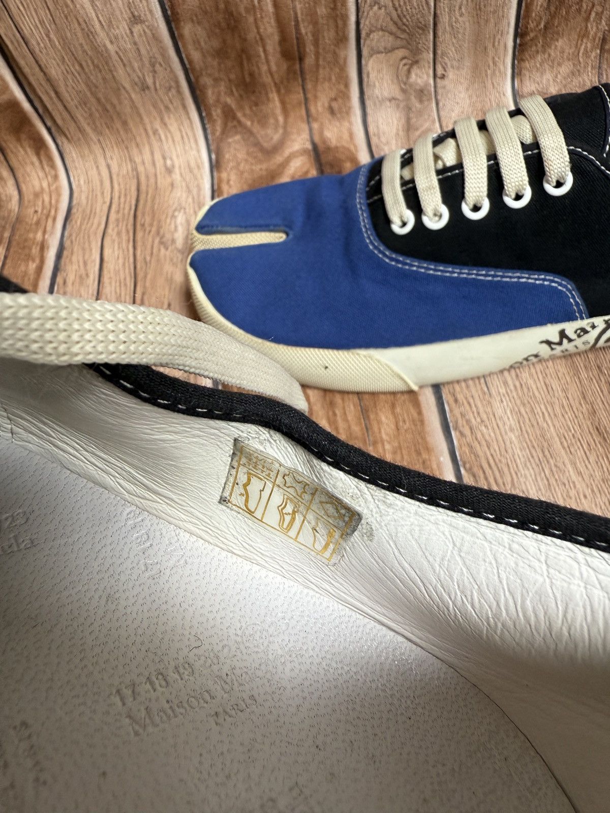 Maison Margiela Ss19 Tabi canvas sneakers Size US 8.5 / EU 41-42 - 14 Thumbnail