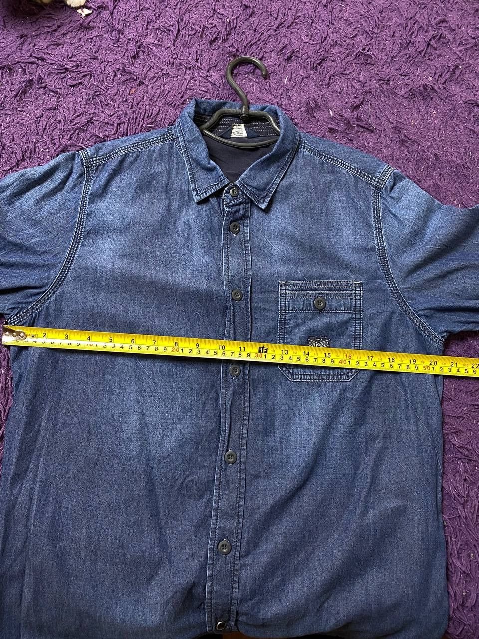 Diesel Vintage Diesel Y2K DENIM Streetwear Button Up Shirt Size L Size US L / EU 52-54 / 3 - 11 Thumbnail
