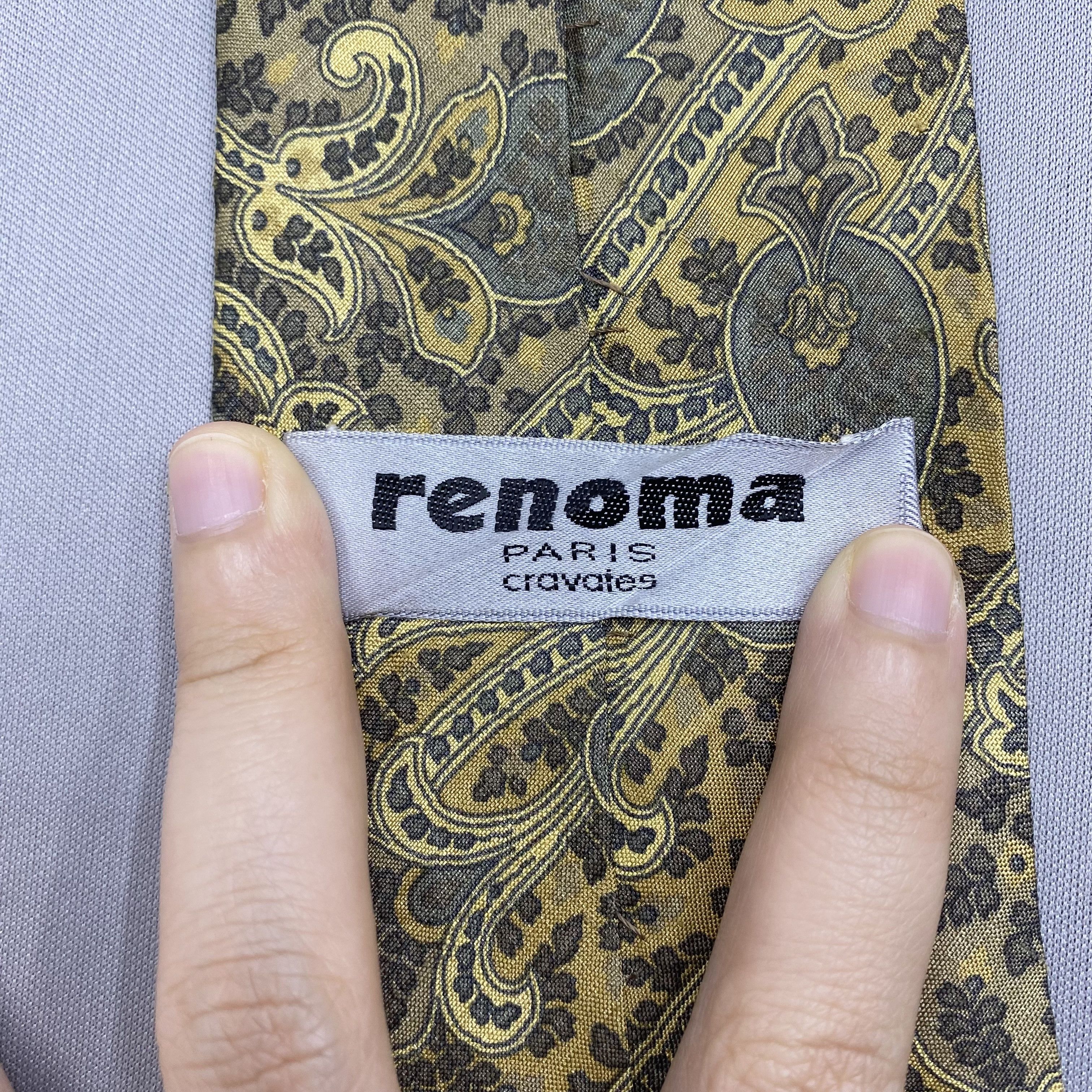 Renoma Vintage Renoma SILK Necktie Cravate Pure Silk Neck Tie Size ONE SIZE - 7 Thumbnail
