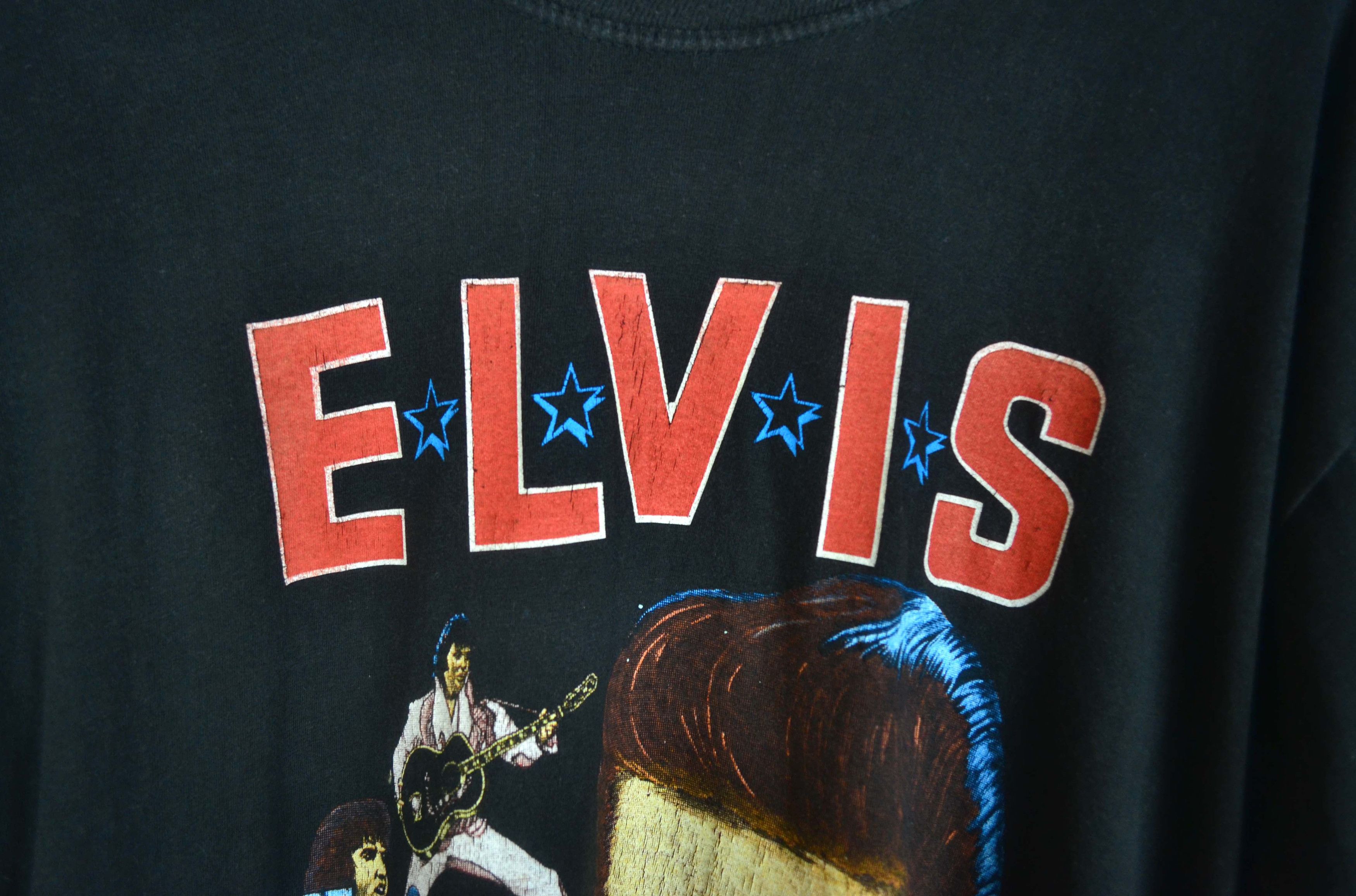 Band Tees Elvis Presley Great Elvis Vintage T-shirt L big logo Size US L / EU 52-54 / 3 - 5 Thumbnail