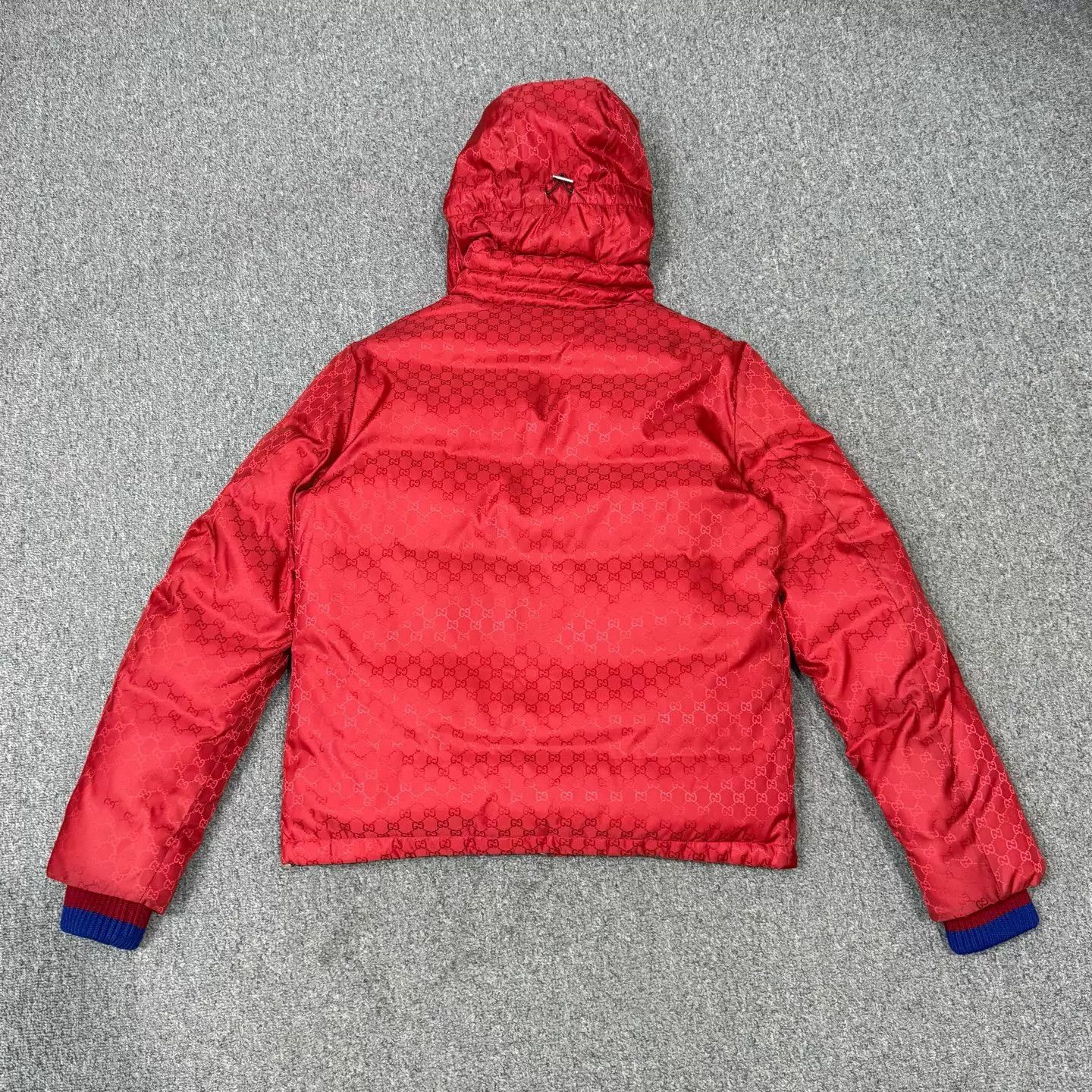 Gucci Gucci Red All-Over Print Puffer Jacket 50 99 New Size US M / EU 48-50 / 2 - 2 Thumbnail