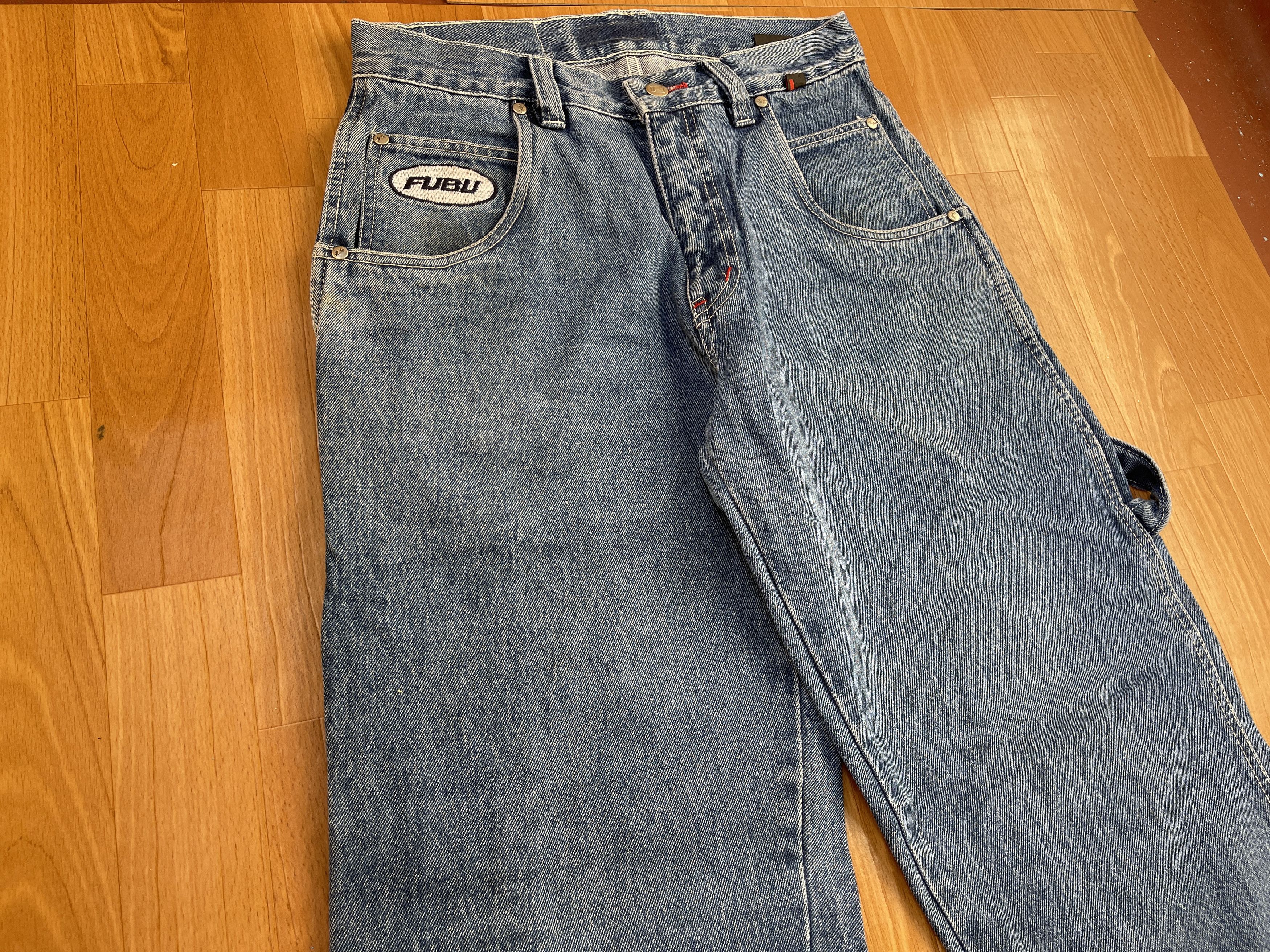 Fubu FUBU jeans, vintage baggy jeans, 90s hip hop skater Y2K 32 Size US 32 / EU 48 - 10 Thumbnail