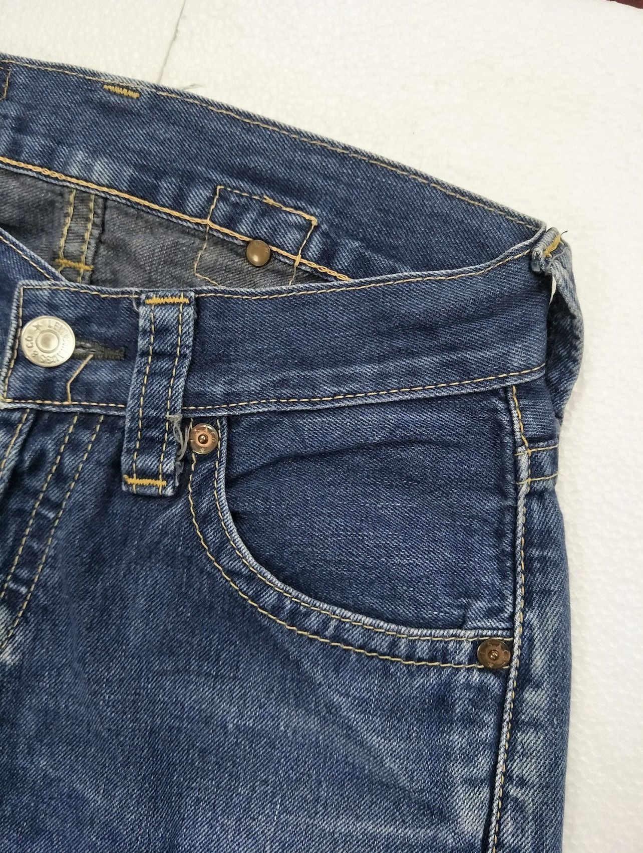 If Six Was Nine × Levi's × Vintage Levis Buckle Baggy Wide Leg Flamming Stitch Travis Scott Size US 30 / EU 46 - 7 Thumbnail