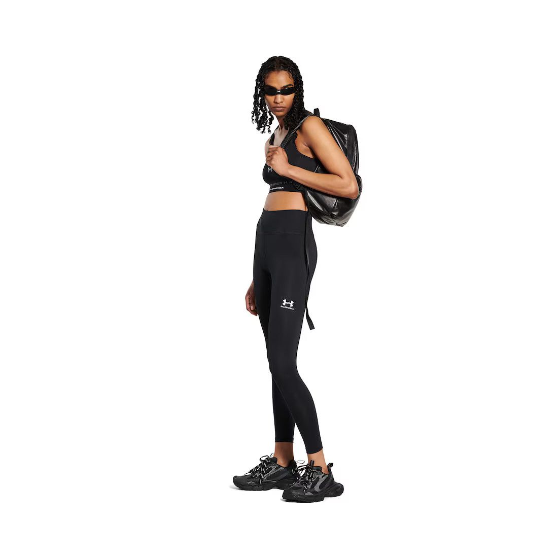 Balenciaga × Under Armour oc11z0425 Under Armour® Leggings in Black Size 26" / US 2 / IT 38 - 1 Thumbnail