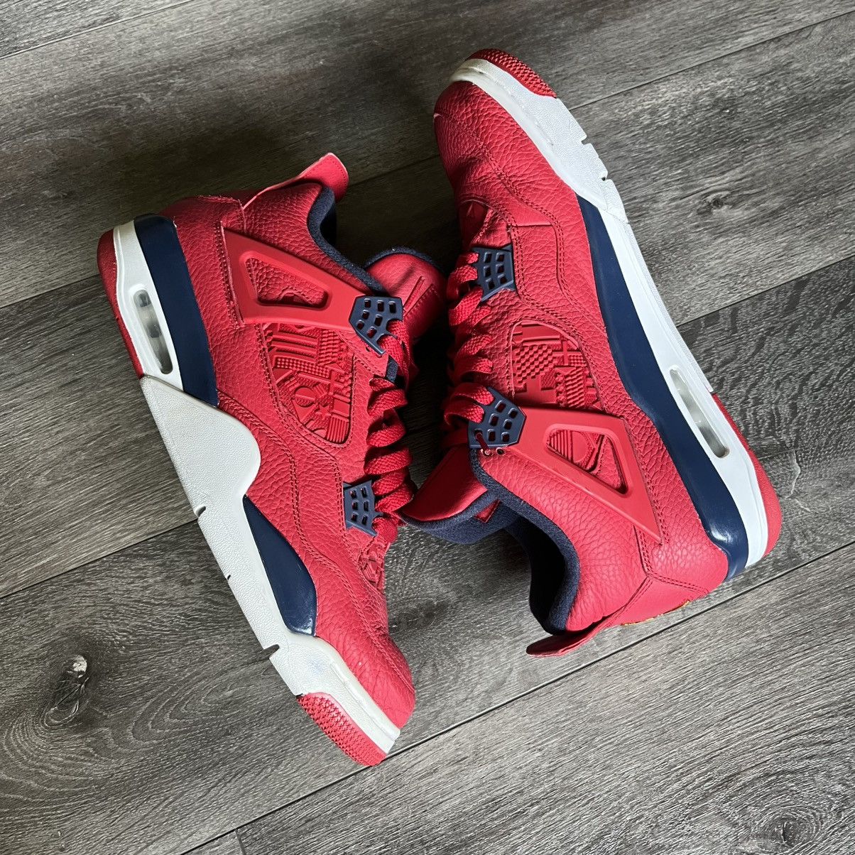 Jordan Brand Nike Air Jordan 4 Retro “FIBA/Red White Blue  display picture 2